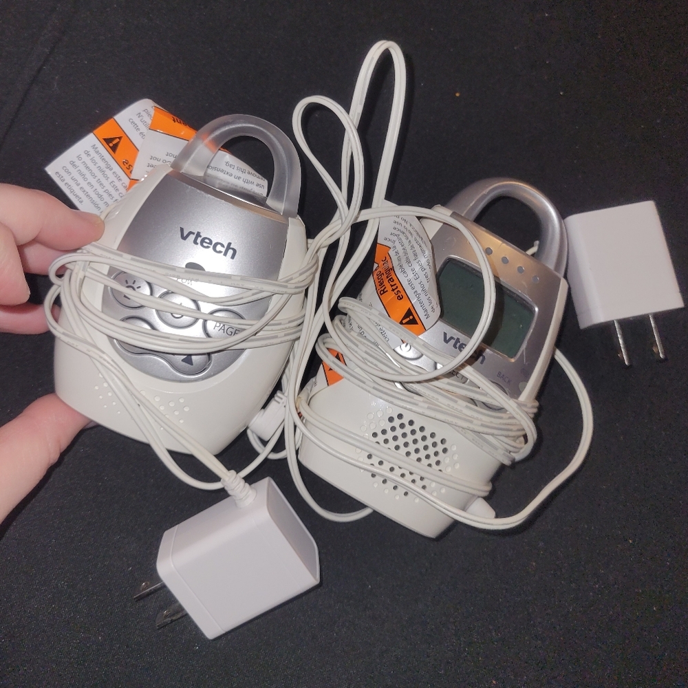 V-tech baby monitors. Like new, opened but never used.